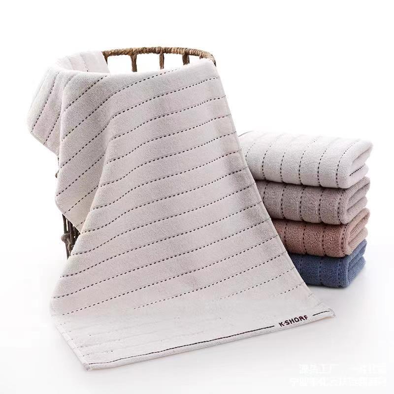 梦丝洛MSL-3062斑马线全棉毛巾（单位：条） 混色